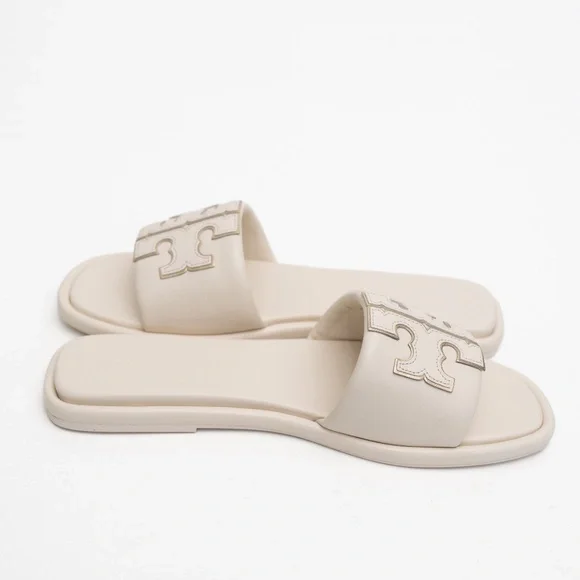 Tory Burch • Double-T Nappa Leather Slide